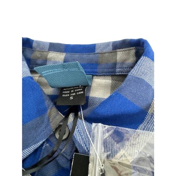 Official Harry Potter Ravenclaw Plaid Flannel Button-Down Shirt-NWT - Picture 6 of 11